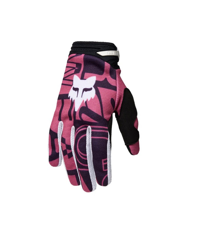 GUANTES FOX 180 RACE SPEC MUJER JOVEN ROSA