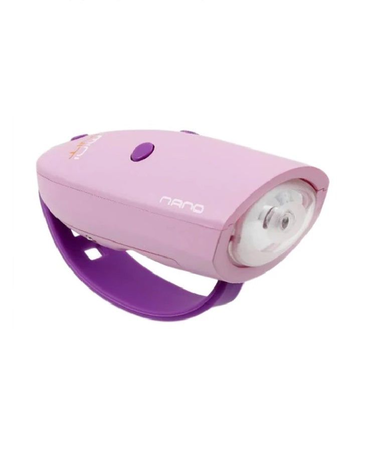 LUZ SIRENA HORNIT NANO INFANTIL 15 SONIDOS 3 FUNCIONES DE LUZ 10 LÚMENES ROSA/MORADO 6266PIP