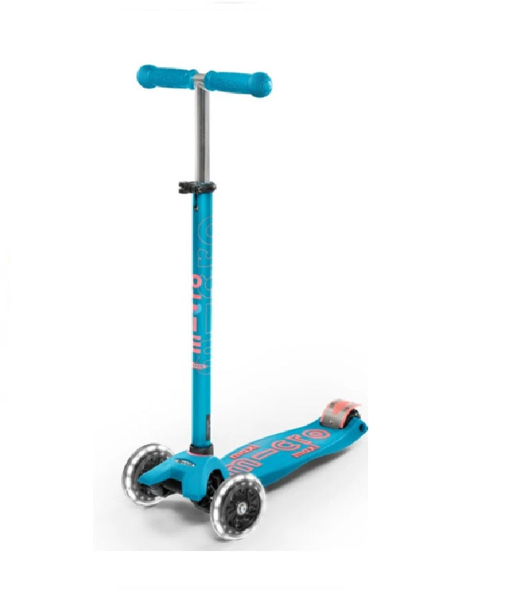 SCOOTER MICRO MAXI DELUXE LED AQUA (REM12416)