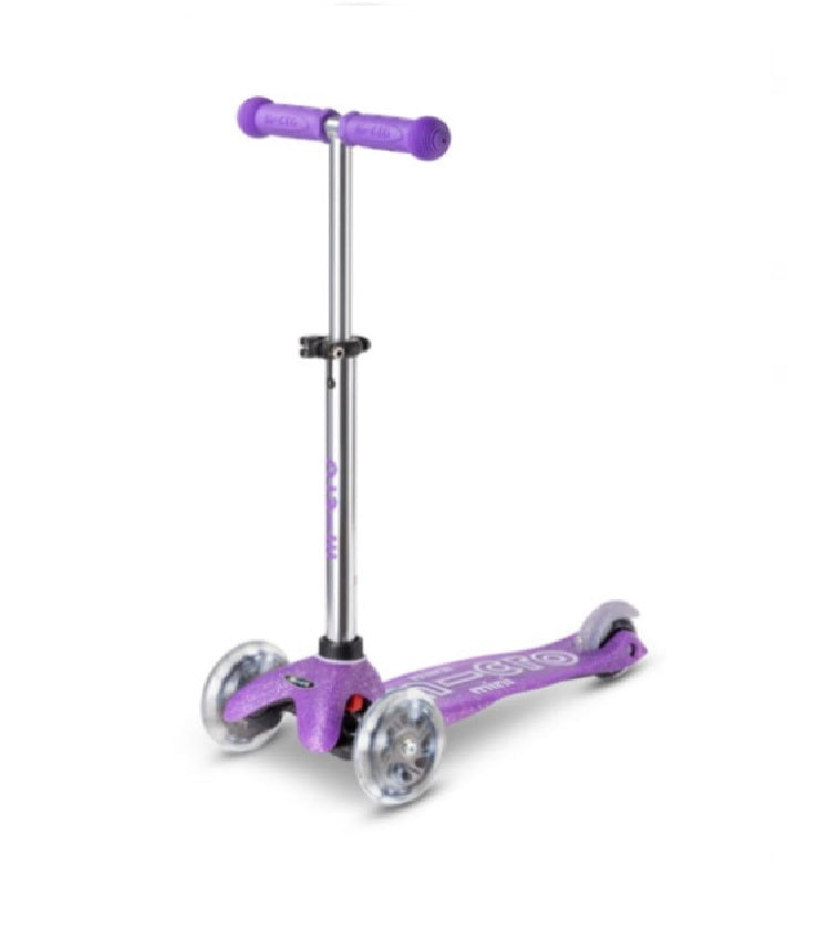 SCOOTE MICRO MINI DELUXE FAIRY GLITTER LED PURPLE (REM12616)
