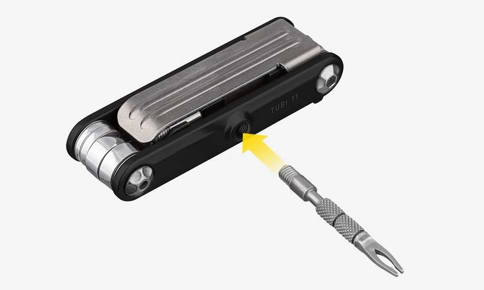 MINI HERRAMIENTA TOPEAK TUBI COMBO 11 FUNCIONES-DORADO