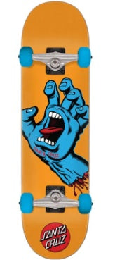 PATINETA-SANTA CRUZ-SCREAMING HAND MID 7.80 X 31 IN BLUE-ORANGE (B)