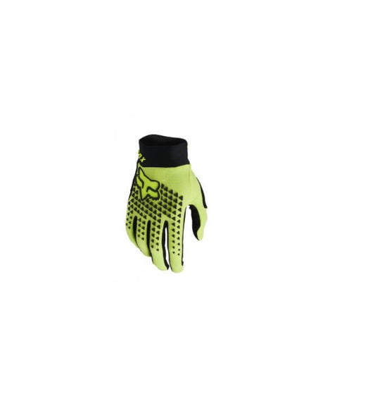 GUANTES FOX DEFEND JOVEN AMARILLO YL