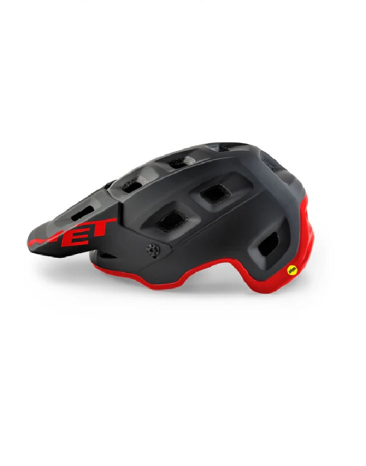 CASCO MET TERRANOVA MISP NEGRO/ROJO