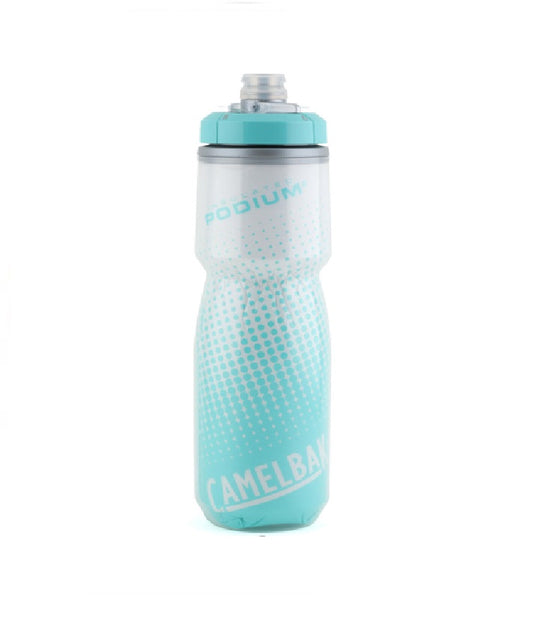 ÁNFORA CAMELBAK PODIUM CHILL 710 ML AQUA/BLANCO