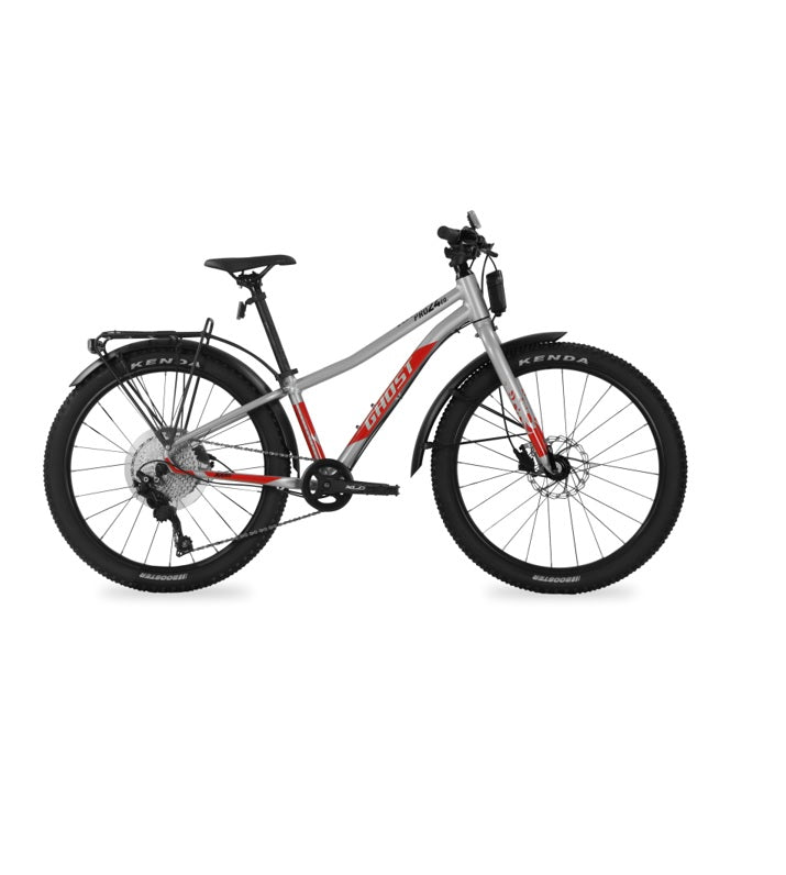 BICICLETA GHOST MONTAÑA KATO PRO EQ R24 1X10 HOMBRE SHIMANO DEORE M6000 FRENOS DOBLE DISCO HIDRAÚLICO ALUMINIO PLATA TALLA: UN 93KA1303