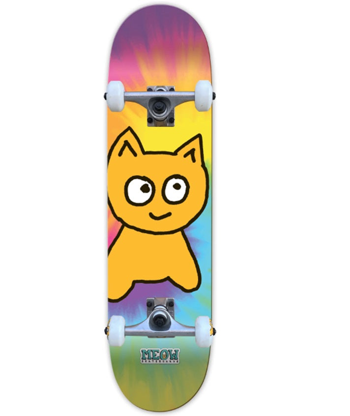 PATINETA COMPLETA MEOW SAKATEBOARD BIG CAT TIE DYE -8.0