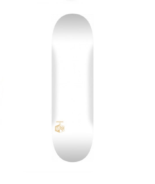 TABLA PARA PATINETA MINI LOGO -DETONATOR WHITE -DECK 7.75