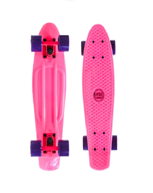 PATINETA-NAHUI-22 IN ROSA CON RUEDAS MORADAS