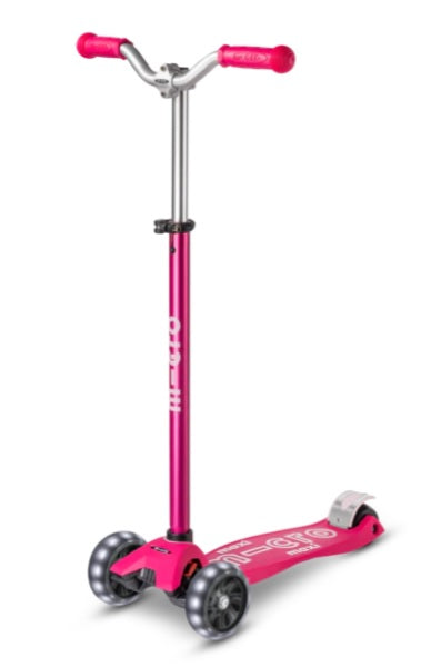 SCOOTER MICRO MAXI DELUXE PRO LED PINK (REM10409)